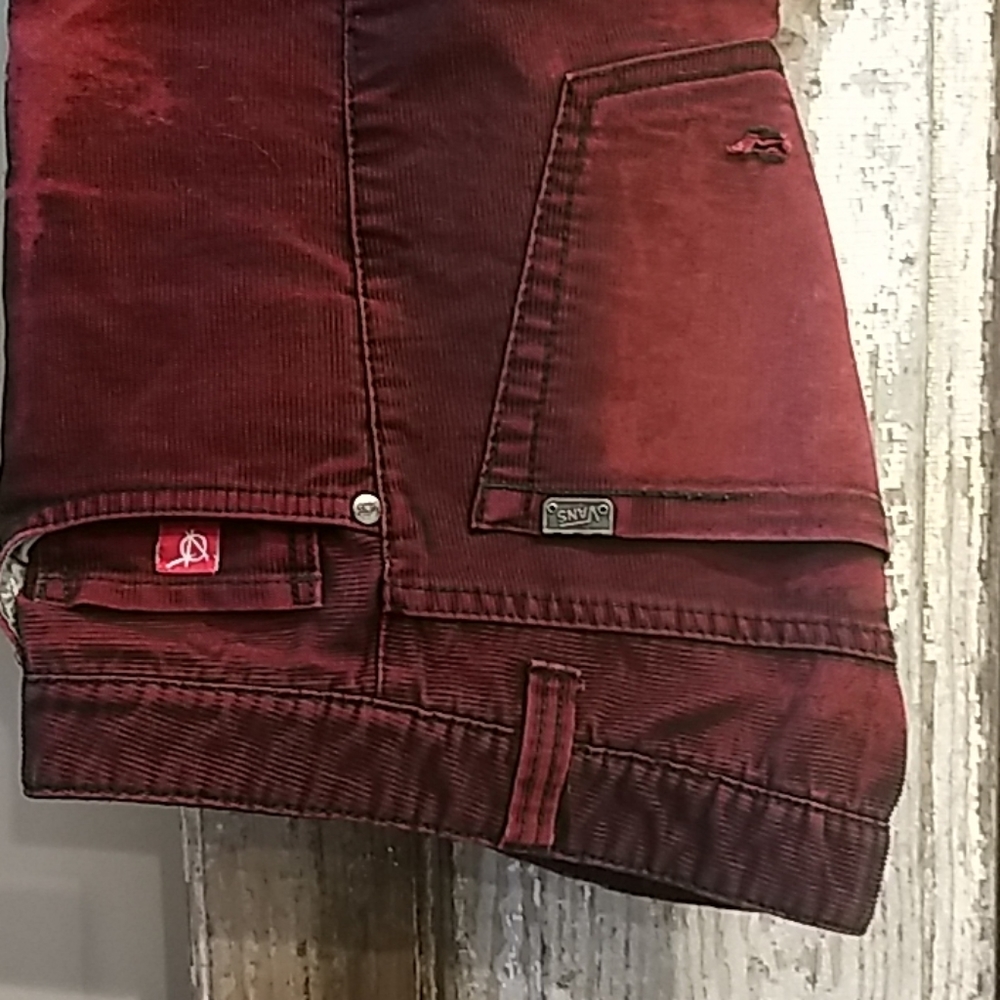 Vans Men's distressed skater cords